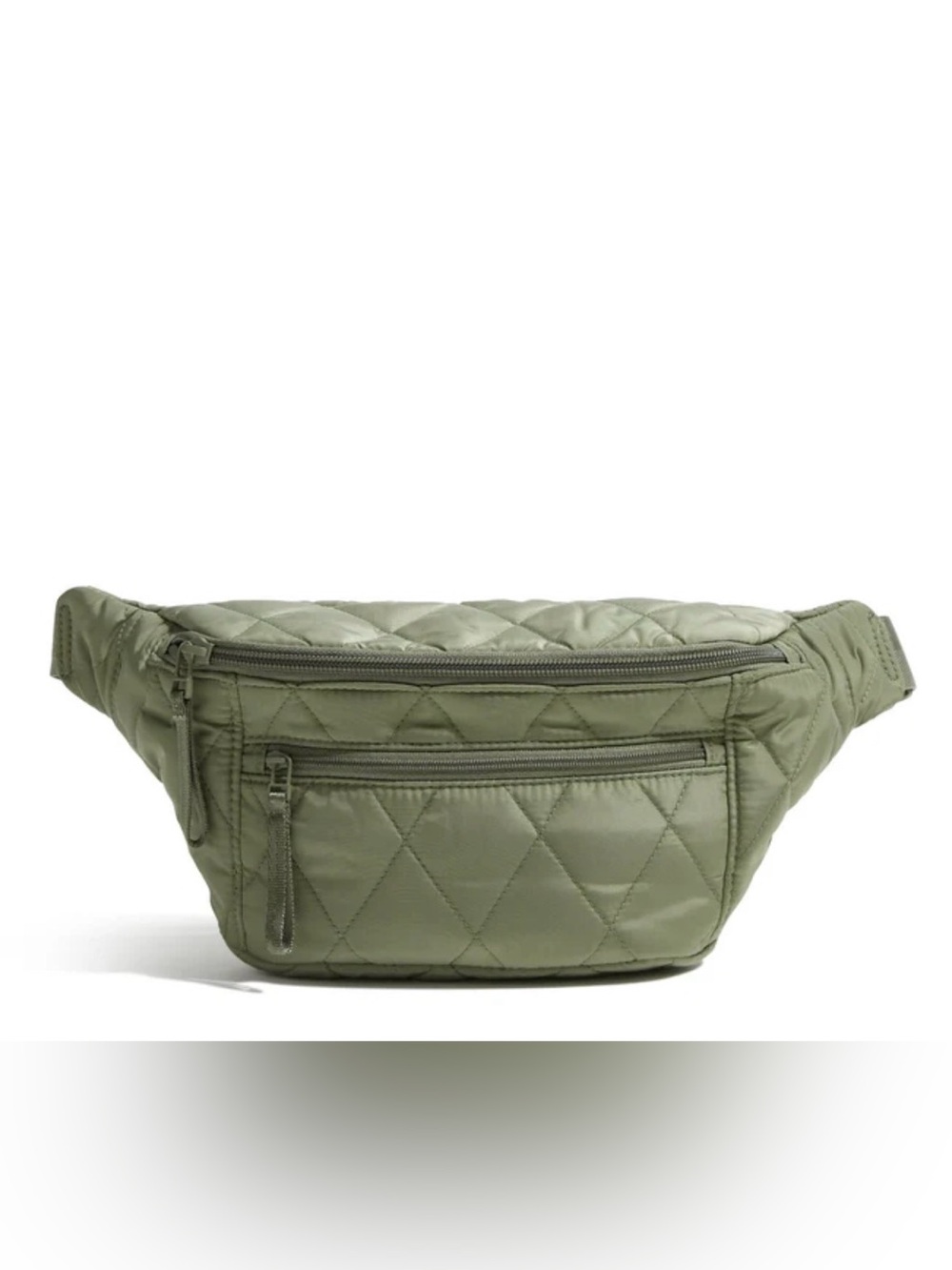Vera Bradley Quilted Olive Crossbody Belt Bag
